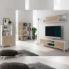 Salón Soto completo N02 blanco - roble