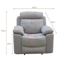 Sillón 1 plaza relax manual Olimpo