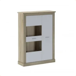 Vitrina baja Chellén Cambria-Blanco