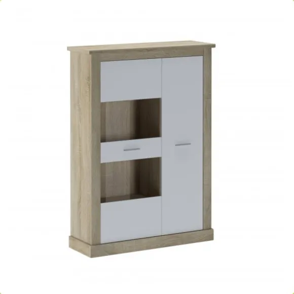 Vitrina baja Chellén Cambria-Blanco