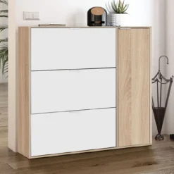 Zapatero 4P Roble-Blanco Class